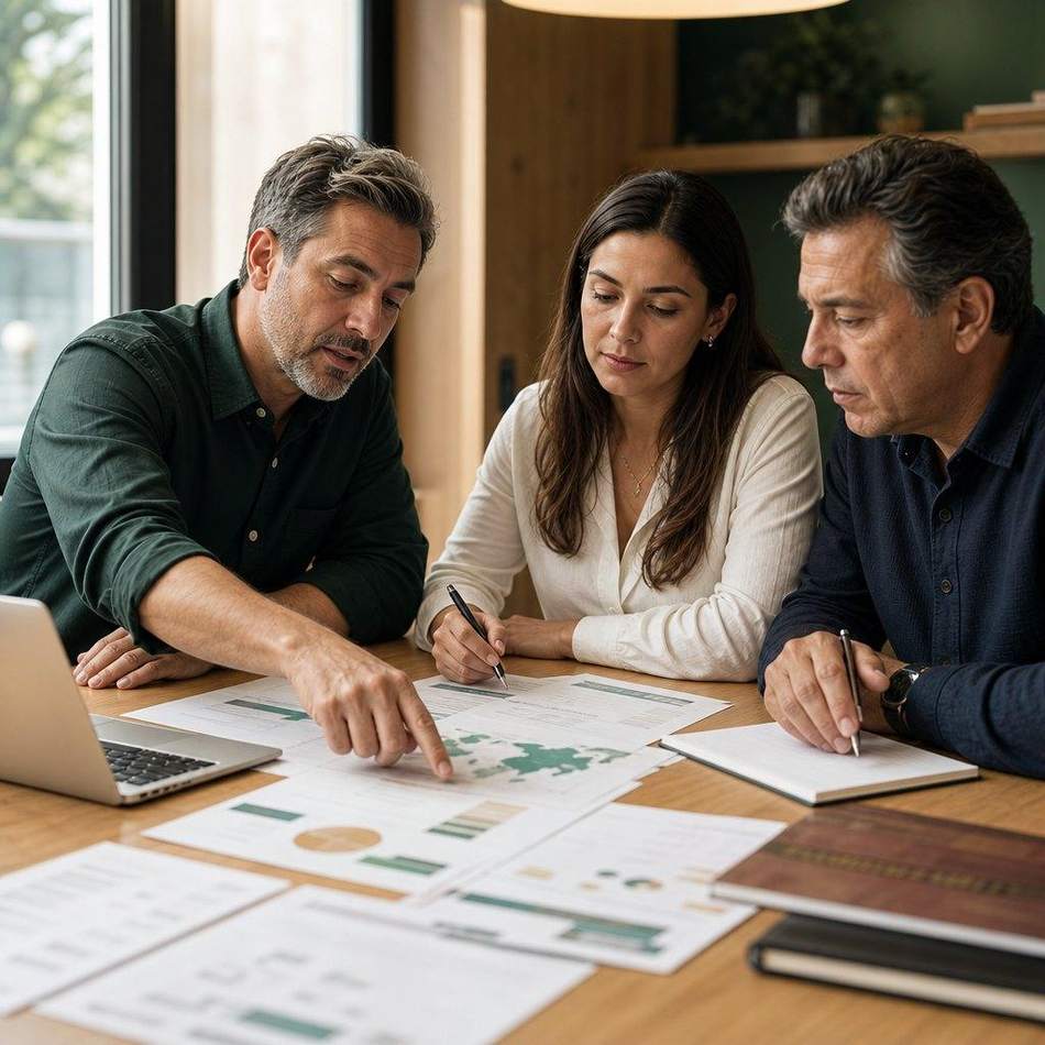 Consultor da CISBRA orientando empresários sobre documentação e estratégia antes da feira